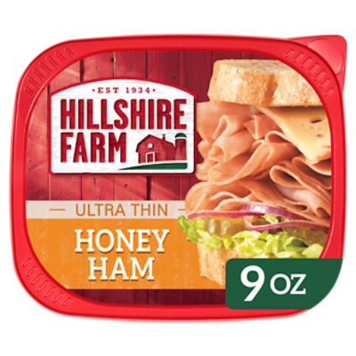 Hillshire Farm Ultra Thin Sliced Honey Ham Sandwich Meat, 9 oz, 9 Ounce