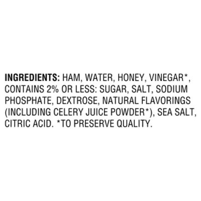 Ultra Thin Honey Ham  Hillshire Farm® Brand