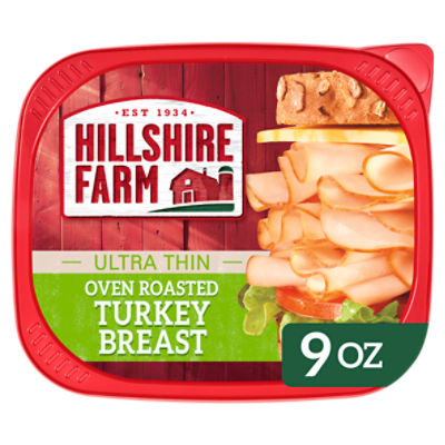 Hillshire Farm Ultra Thin Sliced Oven Roasted Turkey Breast Sandwich Meat, 9 oz