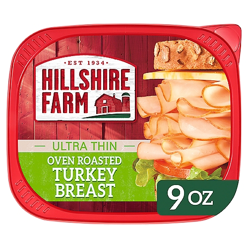 Hillshire Farm Ultra Thin Sliced Oven Roasted Turkey Breast Sandwich Meat, 9 oz