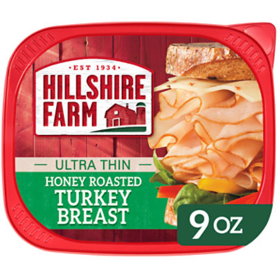 Hillshire Farm Ultra Thin Sliced Honey Roasted Turkey Breast Sandwich Meat, 9 oz, 9 Ounce