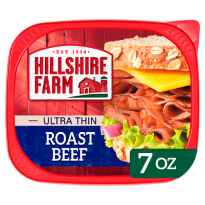 Hillshire Farm Ultra Thin Sliced Roast Beef Sandwich Meat, 7 oz