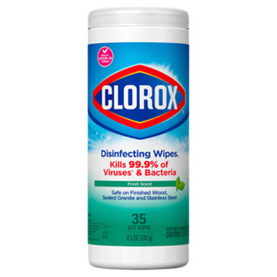 Clorox Disinfecting Wipes, Bleach Free Cleaning Wipes, Fresh Scent