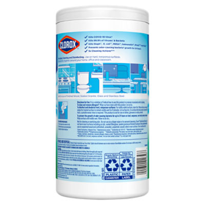 Clorox Disinfecting Wipes, Bleach Free Cleaning Wipes, Fresh Scent