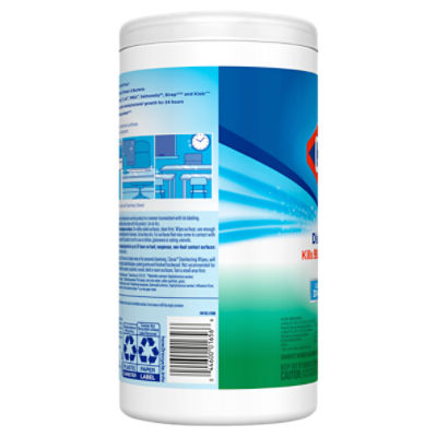 Clorox - Disinfecting Wipes: Pre-Moistened, 75 Sheet/Pack, - 80392996 - MSC  Industrial Supply