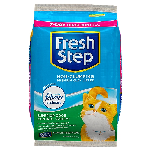 Fresh Step Non-Clumping Premium Clay Litter, 35 lb