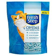 Fresh Step Premium Crystals, Easy Care Litter, 128 Ounce