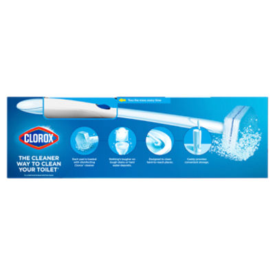Clorox ToiletWand 3-in-1 Starter Kit Toilet Cleaning Kit, 1.04 oz