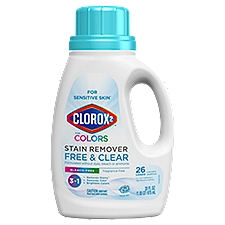 Clorox2 3 in 1 for Colors Free & Clear Laundry Additive, 24 loads, 33 fl oz