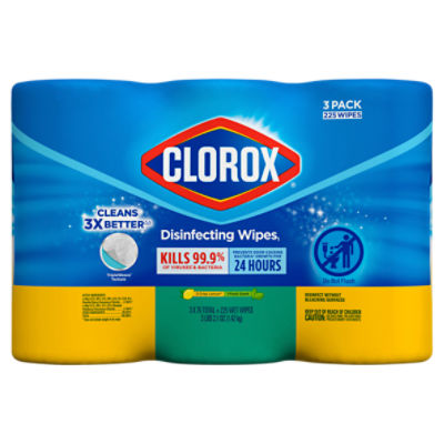 Clorox Disinfecting Wipes Value Pack, Bleach Free Cleaning Wipes, 75 ...