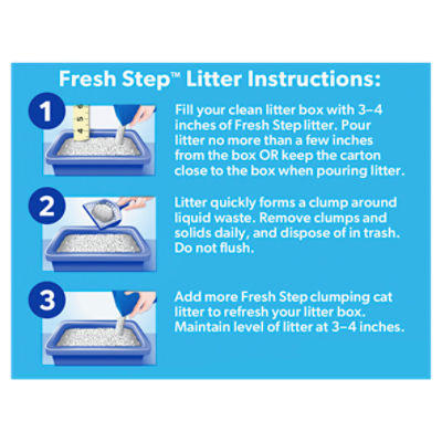 Fresh step outlet clumping cat litter