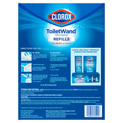 Clorox ToiletWand Toilet Cleaning Refills, Value Pack - 20 cleaning heads, 3.47 oz