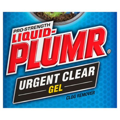Liquid-Plumr Pro-Strength Urgent Clear Gel Clog Remover, 17 fl oz