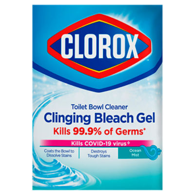 Clorox Ocean Mist Toilet Bowl Cleaner Clinging Bleach Gel - 24 fl oz/1ct