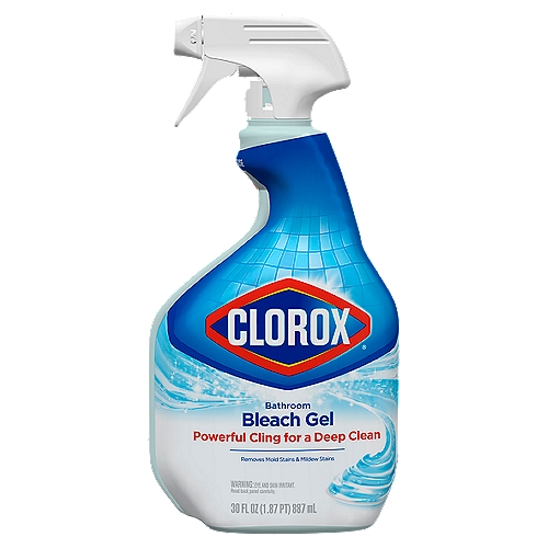 Clorox Bathroom Bleach Gel, 30 fl oz
