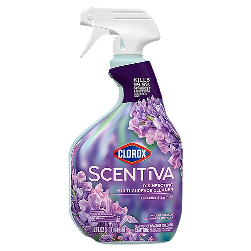 Clorox Scentiva Tuscan Lavender & Jasmine Disinfecting Multi-Surface Cleaner, 32 fl oz