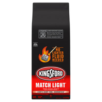 Kingsford Match Light Instant Charcoal Briquettes, BBQ Charcoal for Grilling, 12 Pounds, 192 Ounce