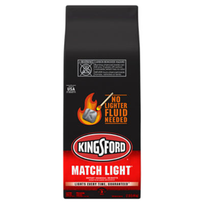 Kingsford Match Light Instant Charcoal Briquettes, BBQ Charcoal for Grilling, 12 Pounds, 192 Ounce