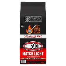 Kingsford Match Light Instant Charcoal Briquets Value Pack, 12 lb
