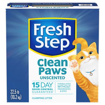 Fresh Step - Fresh Step Clean Paws Calm Scent Clumping Cat Litter 22.5  Liters (22.50 pounds)