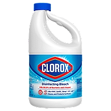Clorox Disinfecting Bleach, Concentrated Formula, Regular - 81 Ounce Bottle, 81 Fluid ounce