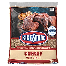 Kingsford 100% Natural Hardwood Blend Pellets, Cherry, 20 Pounds, 20 Each