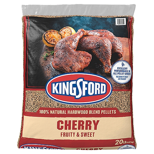 Kingsford 100% Natural Hardwood Blend Pellets, Cherry, 20 Pounds