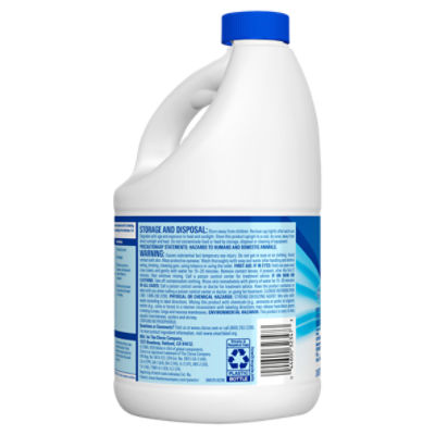 Clorox Splash-Less Bleach, 2.41 qt