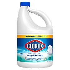 Clorox Splash-Less Bleach, Clean Linen, 117 Ounce Bottle (Package May Vary)