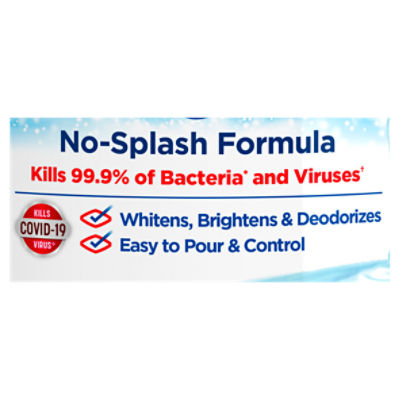 Clorox Splash-Less Bleach, 3.66 qt