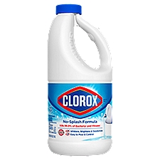 Clorox Splash-Less Bleach, Regular, 40 Ounce Bottle (Package May Vary)