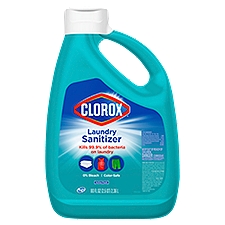 Clorox Laundry Sanitizer, Kills 99.9% of Odor-Causing Bacteria on Laundry, 80 Fl Oz, 80 Fluid ounce