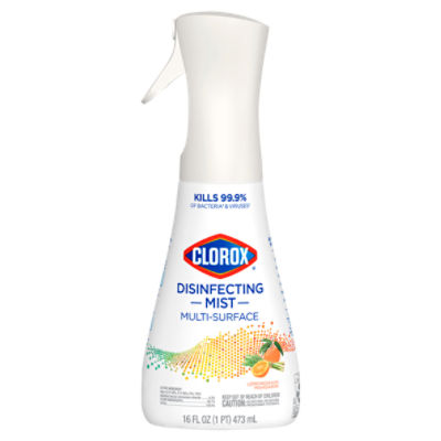 Clorox Disinfecting Mist, Lemongrass Mandarin, Disinfecting Spray, 16 Fluid Ounces