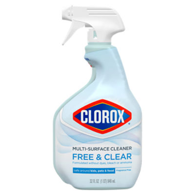 Clorox Free & Clear Multi-Surface Cleaner, 32 fl oz