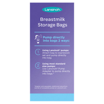 Breast Milk Storage Bags Instructions