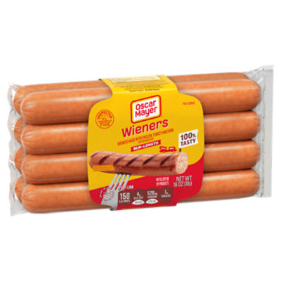 Oscar Mayer Uncured Turkey Hot Dogs, 10 ct - 16 oz. Package
