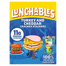 Lunchables Turkey & Cheddar, Cracker Stackers, 1 Each