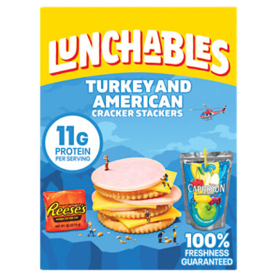 Lunchables Turkey and American Cracker Stackers, 1 Each
