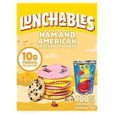 Lunchables Ham & American, Cracker Stackers, 1 Each