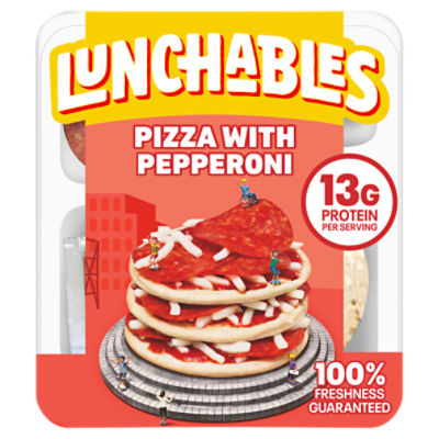 Lunchables Pizza with Pepperoni Lunch Combinations, 4.3 oz, 4.3 Ounce