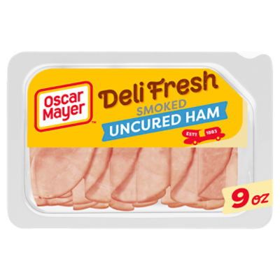 Oscar Mayer Deli Fresh Smoked Uncured Ham, 9 oz