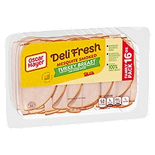 Oscar Mayer Deli Fresh Mesquite Smoked Turkey Breast, Family Pack, 16 oz