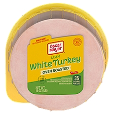Oscar Mayer Lean Oven Roasted Sliced Lunch Meat, White Turkey, 16 Ounce