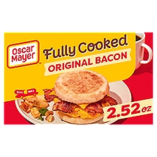 Oscar Mayer Fully Cooked 100% Real Bacon, 2.52 Ounce
