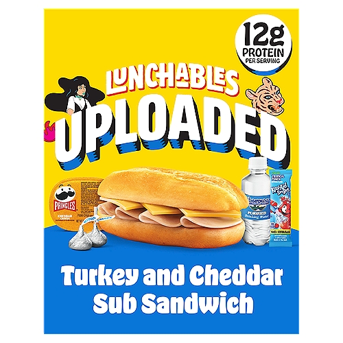Lunchables Uploaded 6-inch Turkey & Cheddar Sub Sandwich