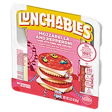 Lunchables Mozzarella and Pepperoni Crackers Stackers, 2.25 oz