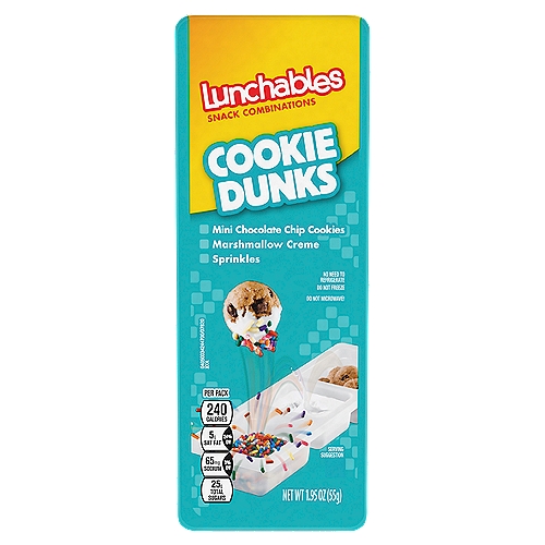Lunchables Cookie Dunks Snack Combinations, 1.95 oz