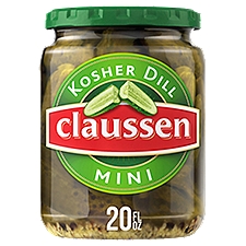 Claussen Pickles, Mini Kosher Dill, 20 Fluid ounce