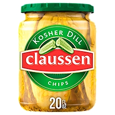 Claussen Pickles, Burger Slices Kosher Dill, 20 Fluid ounce