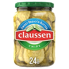 Claussen Sweet Bread 'N Butter Chips Pickles, 24 fl oz, 24 Fluid ounce